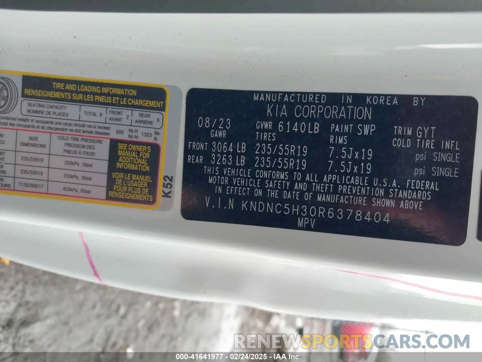 9 Фотография поврежденного автомобиля KNDNC5H30R6378404 KIA CARNIVAL MPV 2024