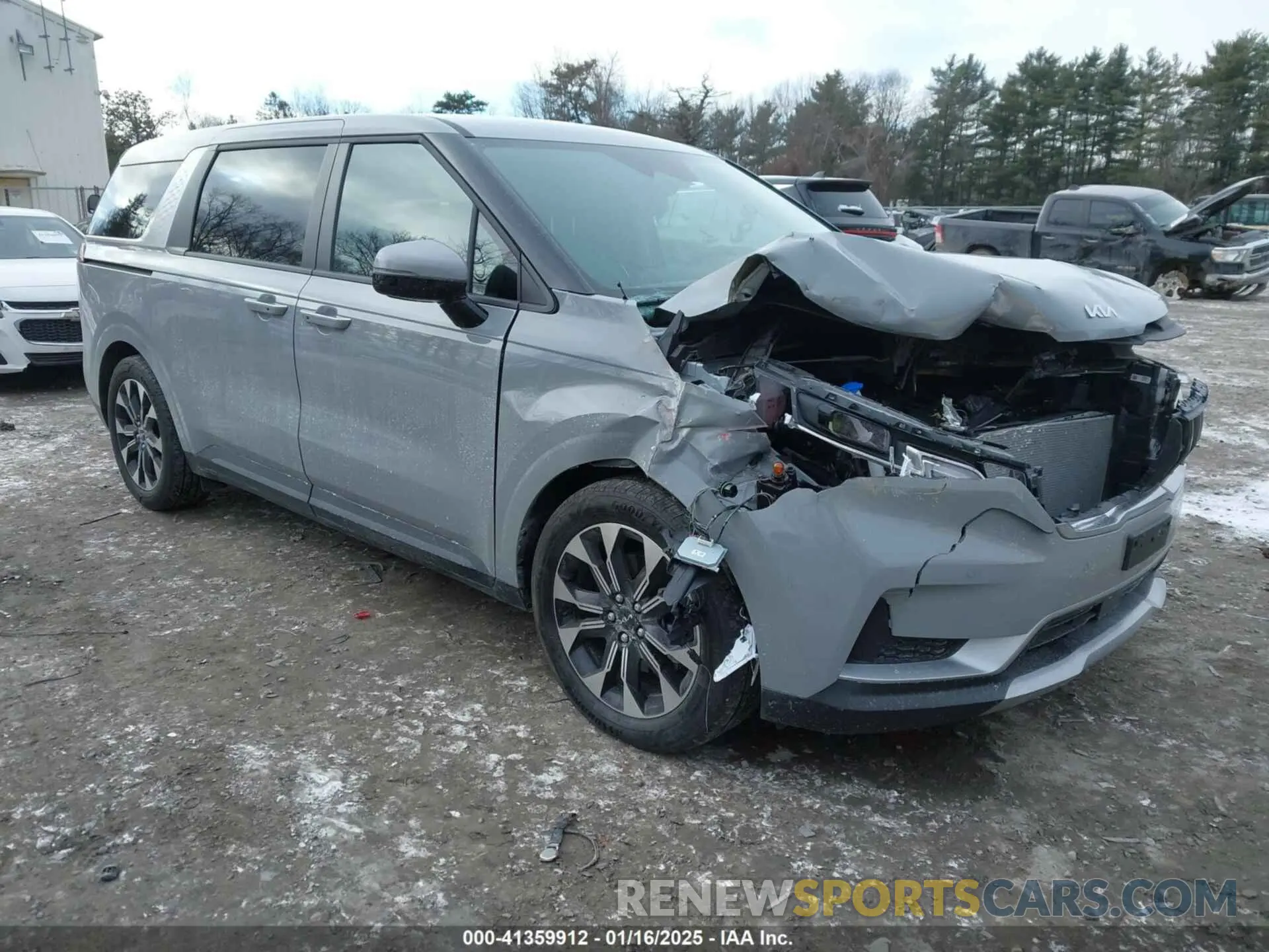 1 Photograph of a damaged car KNDNC5H39R6431035 KIA CARNIVAL MPV 2024