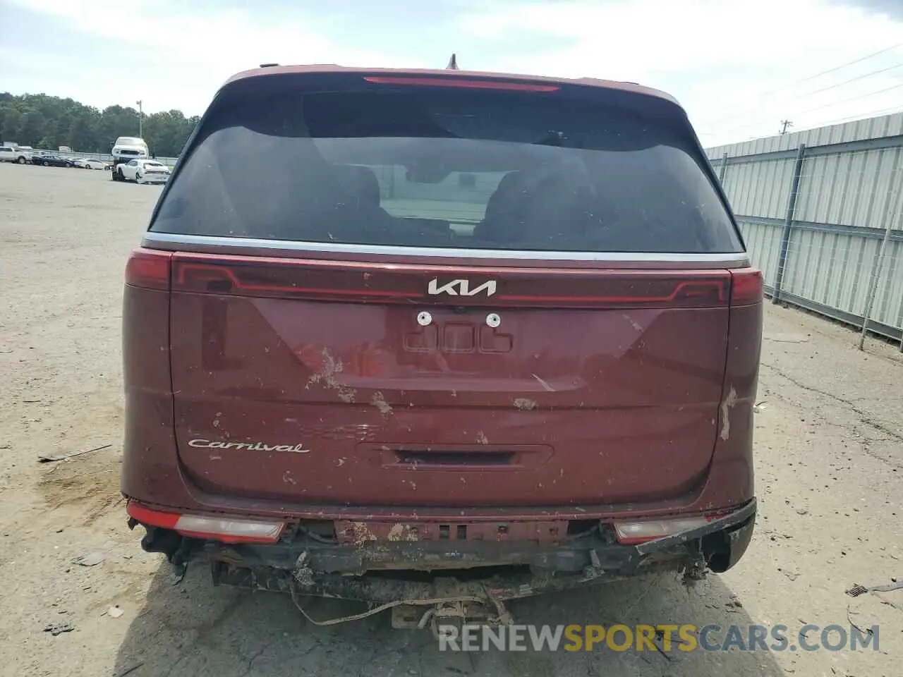 6 Photograph of a damaged car KNDNE5H3XN6090894 KIA CARNIVAL S 2022