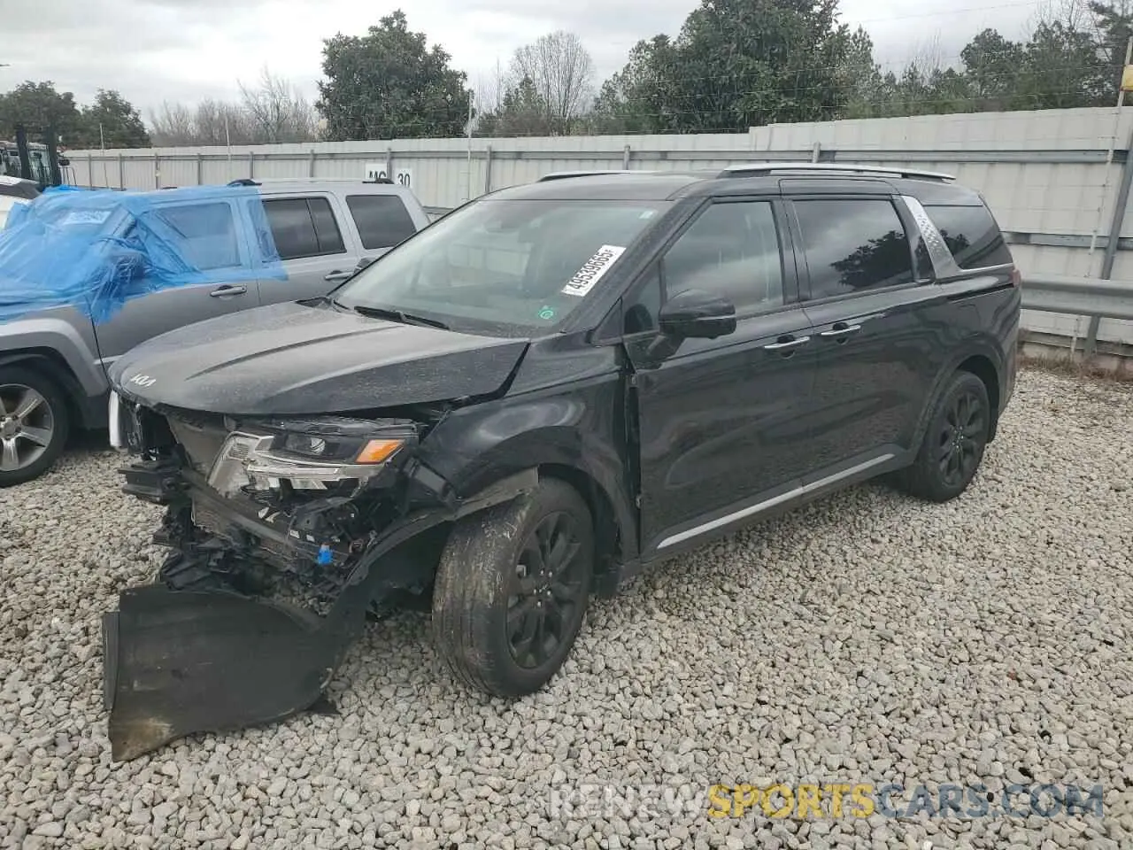 1 Photograph of a damaged car KNDNE5H37R6361335 KIA CARNIVAL S 2024