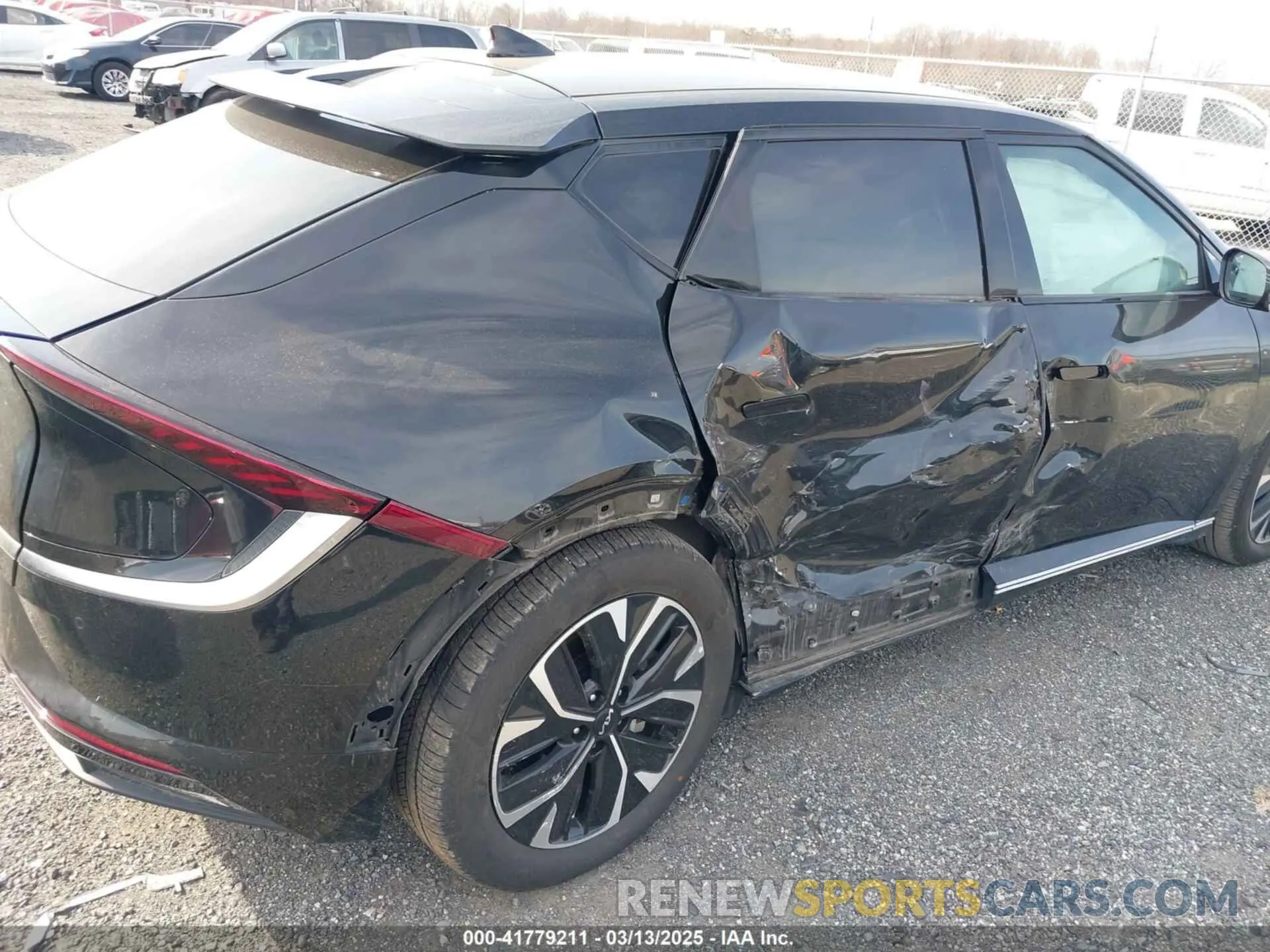 6 Photograph of a damaged car KNDC34LA7N5058827 KIA EV6 2022