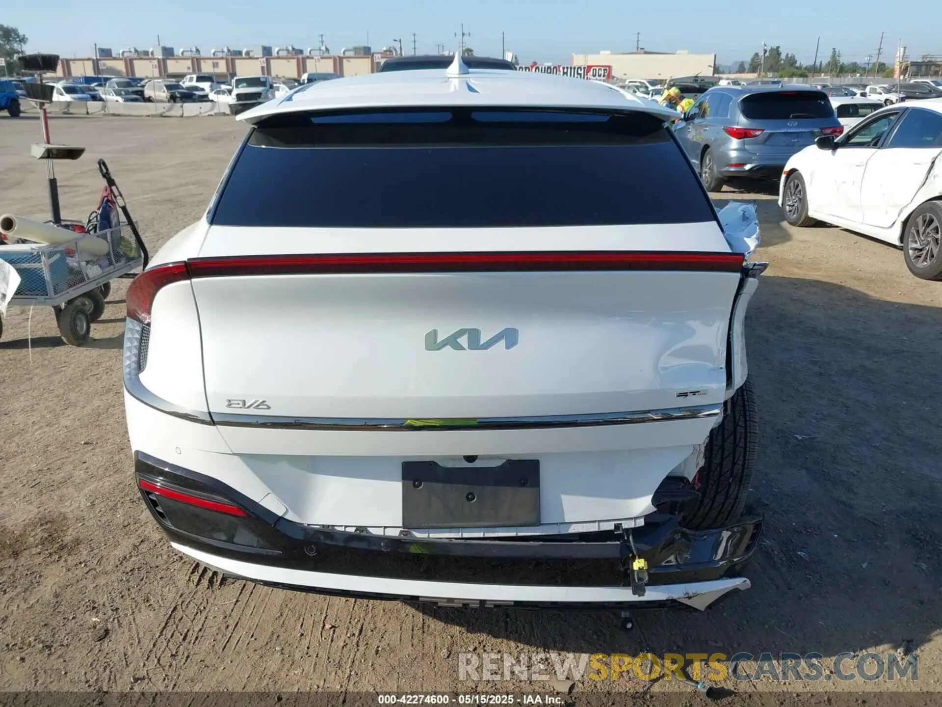17 Photograph of a damaged car KNDC44LA9N5030847 KIA EV6 2022
