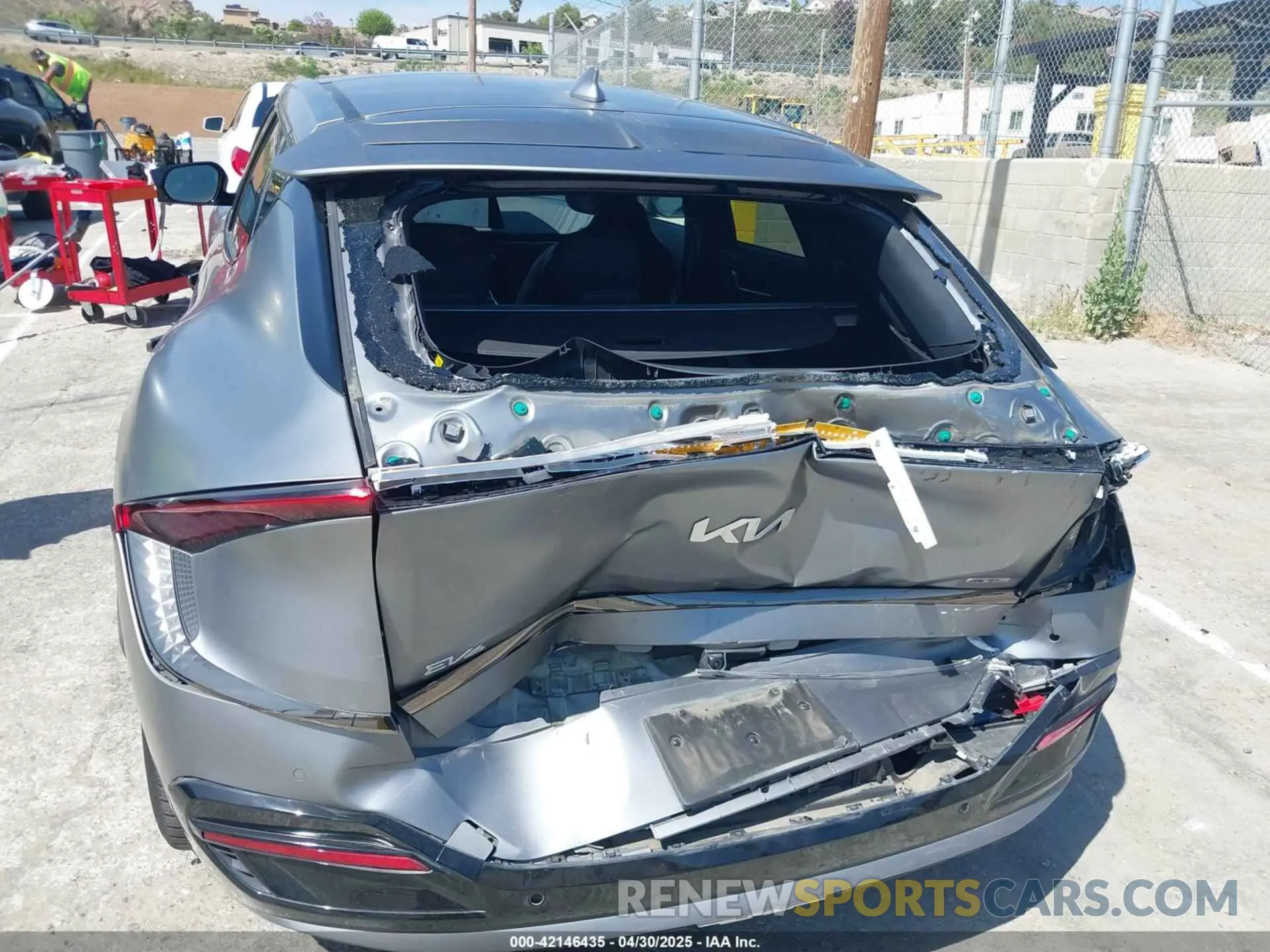 6 Photograph of a damaged car KNDC44LA6P5118533 KIA EV6 2023