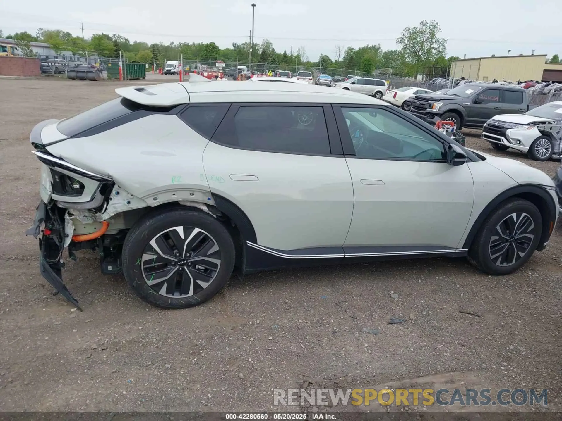 13 Photograph of a damaged car KNDC34LA9R5616778 KIA EV6 2024