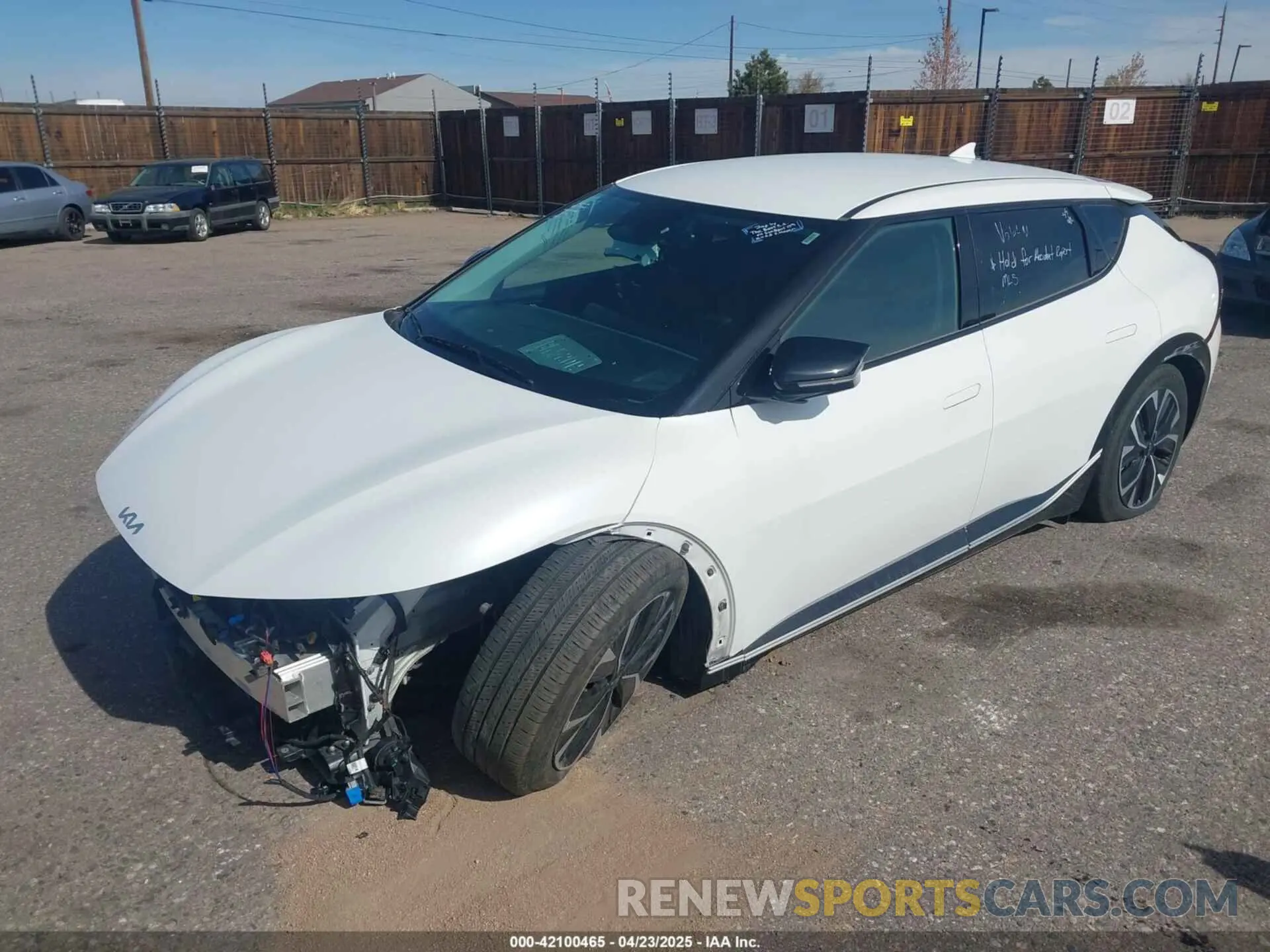 2 Photograph of a damaged car KNDC3DLC5R5192176 KIA EV6 2024