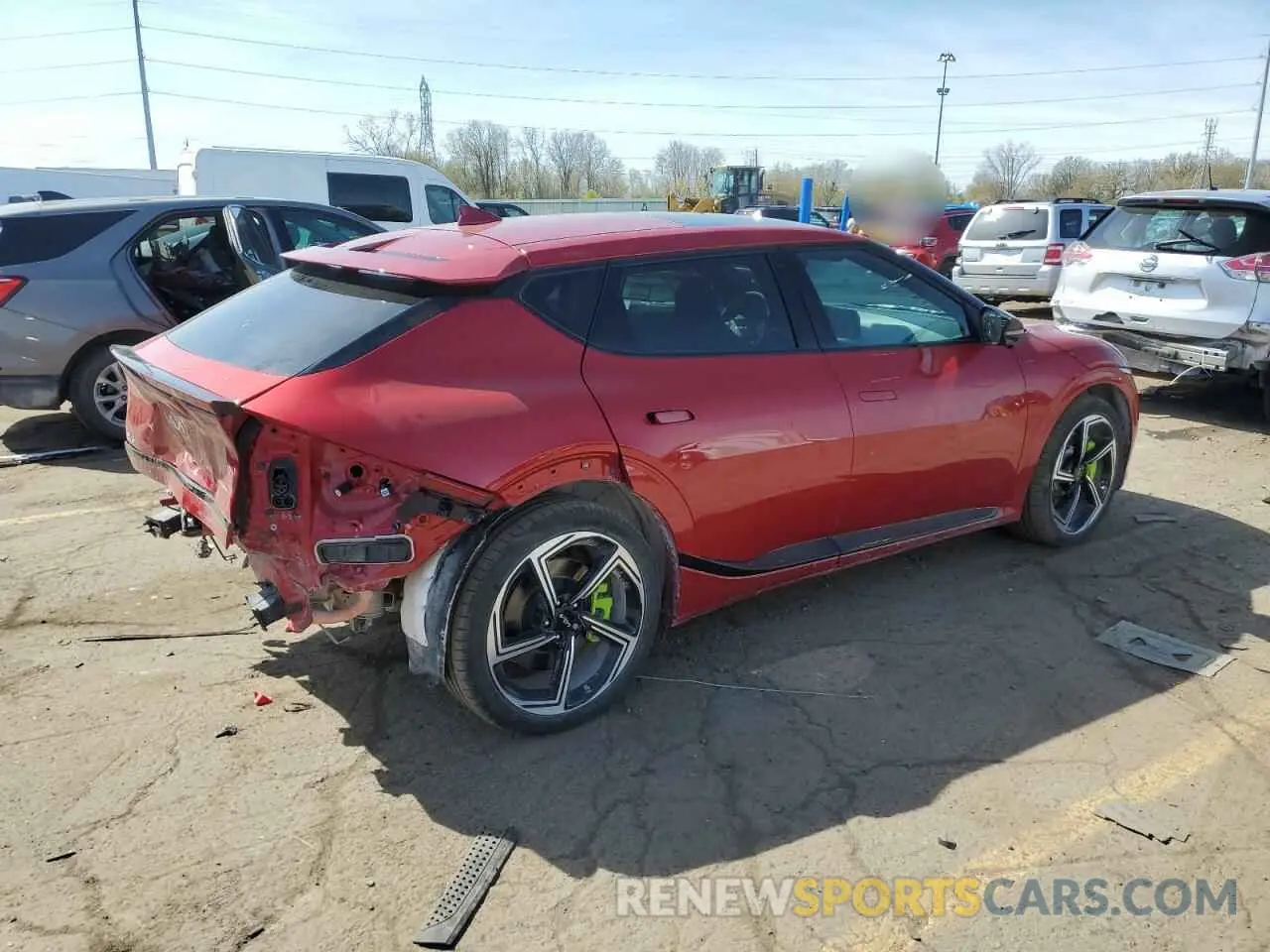 3 Фотография поврежденного автомобиля KNDC5DLE0P5123064 KIA EV6 GT 2023