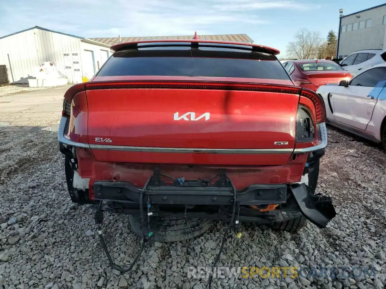 6 Photograph of a damaged car KNDC5DLE1P5103745 KIA EV6 GT 2023