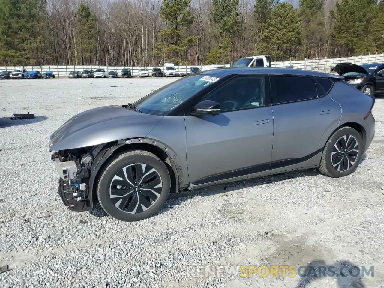 1 Photograph of a damaged car KNDC44LA1N5056214 KIA EV6 GT LIN 2022