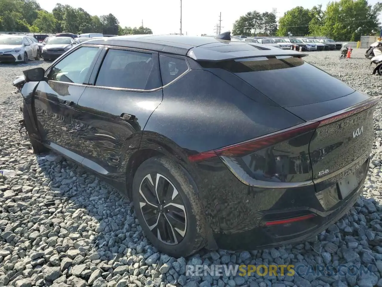 2 Photograph of a damaged car KNDC44LA2N5078612 KIA EV6 GT LIN 2022