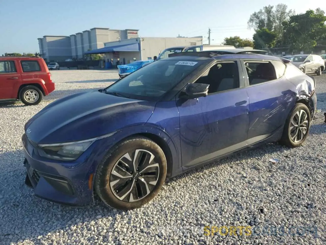 1 Фотография поврежденного автомобиля KNDC44LAXN5037208 KIA EV6 GT LIN 2022
