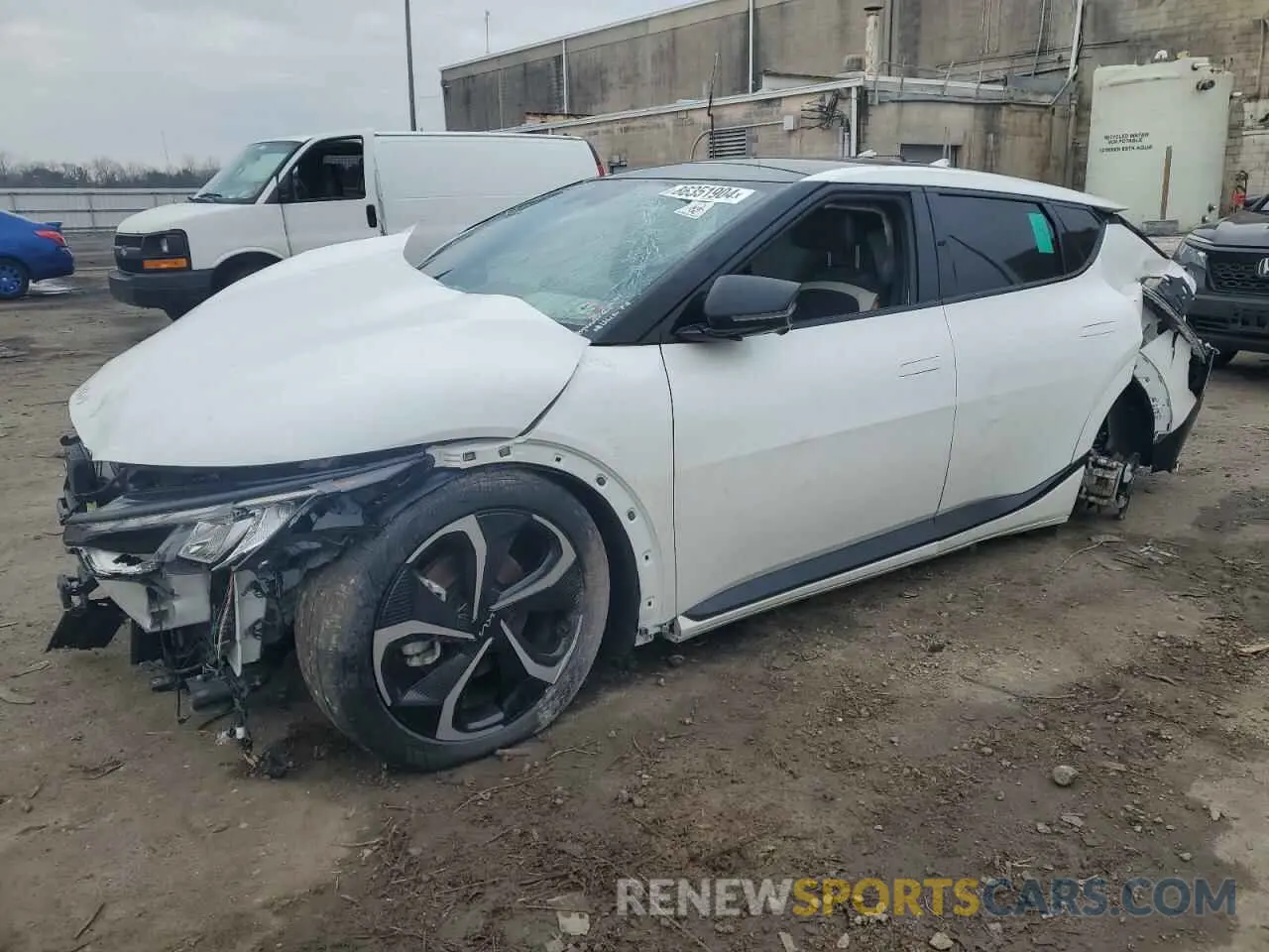1 Photograph of a damaged car KNDC4DLCXP5123381 KIA EV6 GT LIN 2023