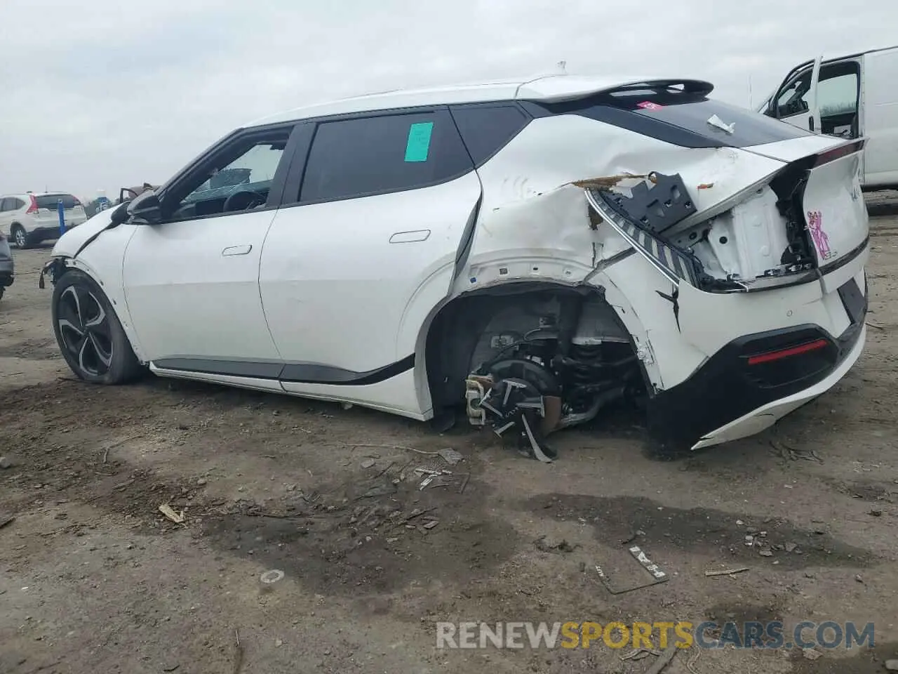 2 Photograph of a damaged car KNDC4DLCXP5123381 KIA EV6 GT LIN 2023