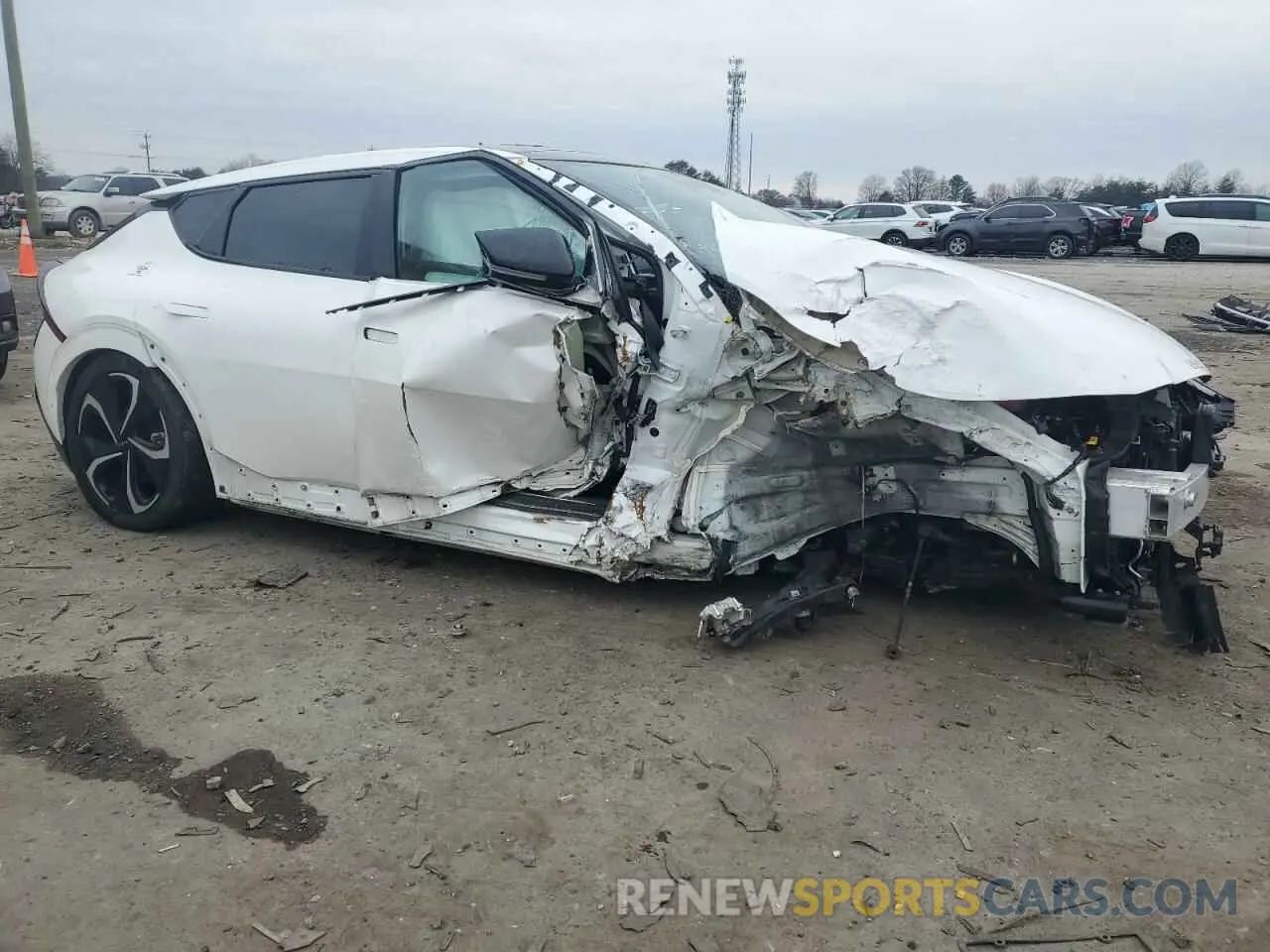 4 Photograph of a damaged car KNDC4DLCXP5123381 KIA EV6 GT LIN 2023