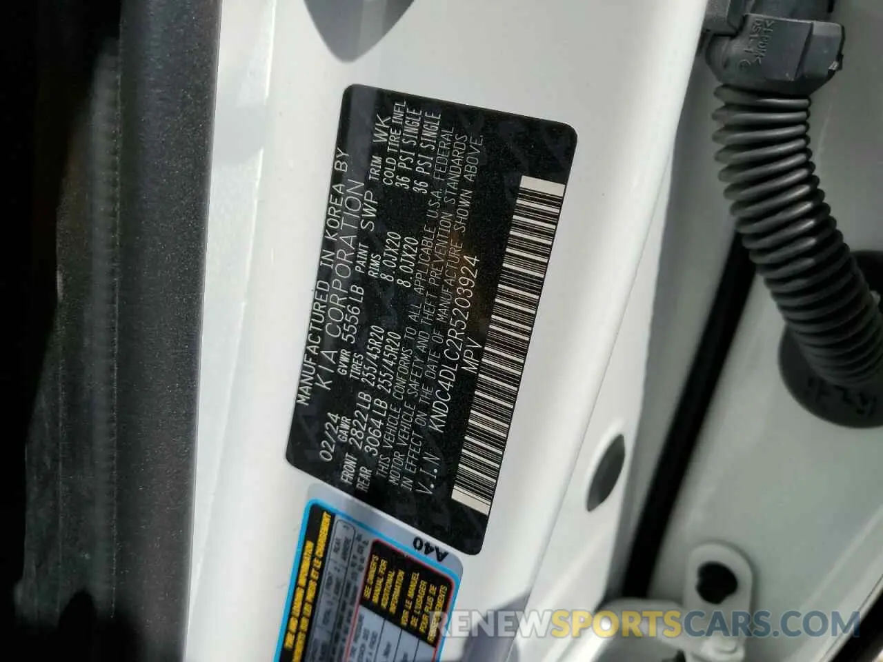13 Фотография поврежденного автомобиля KNDC4DLC2R5203924 KIA EV6 GT LIN 2024