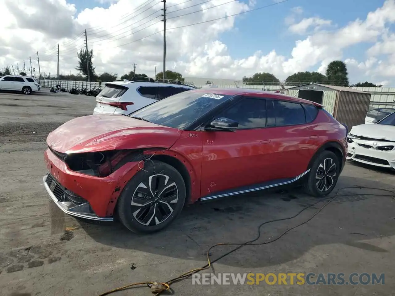 1 Фотография поврежденного автомобиля KNDC34LA2N5060355 KIA EV6 LIGHT 2022