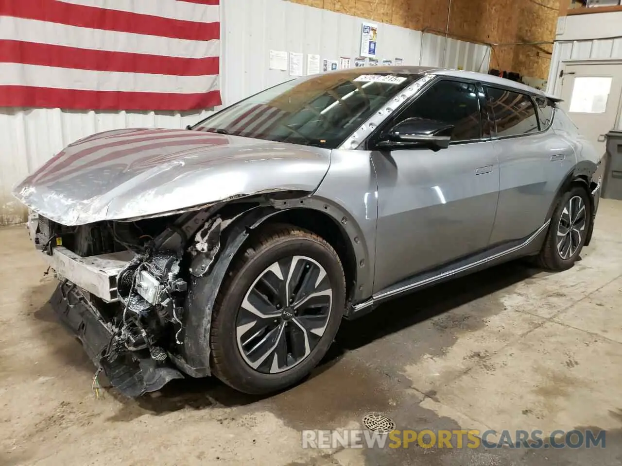 1 Photograph of a damaged car KNDC3DLC8N5038538 KIA EV6 LIGHT 2022