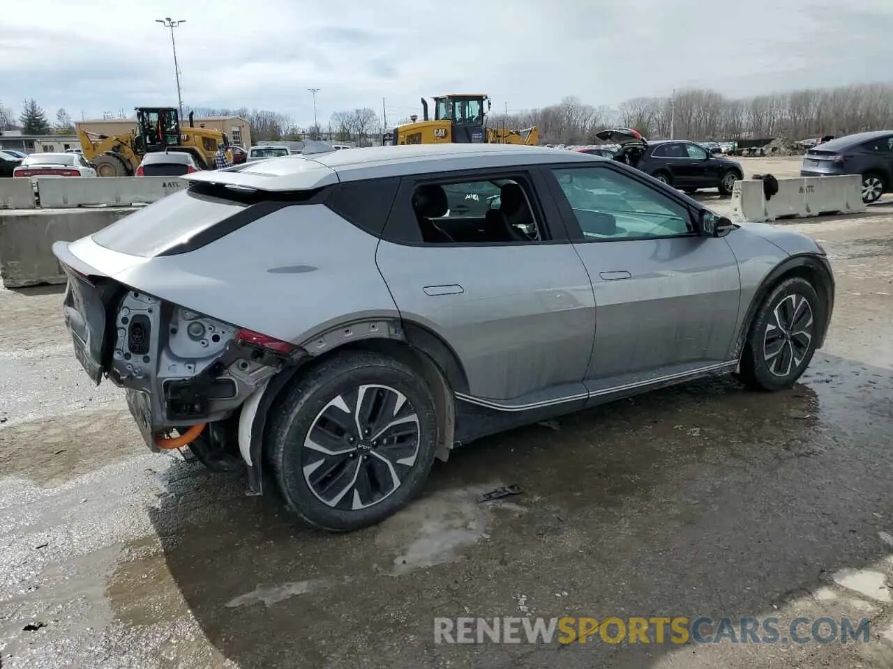 3 Фотография поврежденного автомобиля KNDC34LA1P5127739 KIA EV6 LIGHT 2023