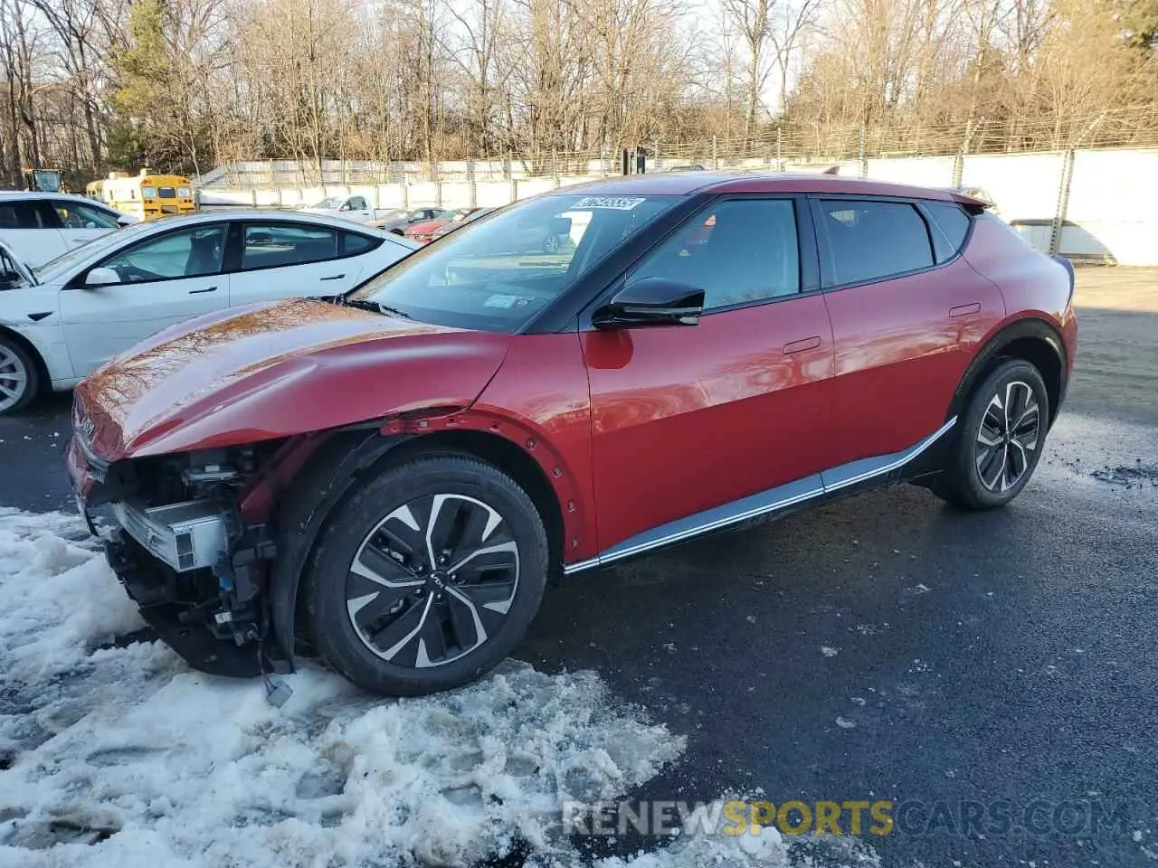 1 Photograph of a damaged car KNDC34LA8P5128953 KIA EV6 LIGHT 2023