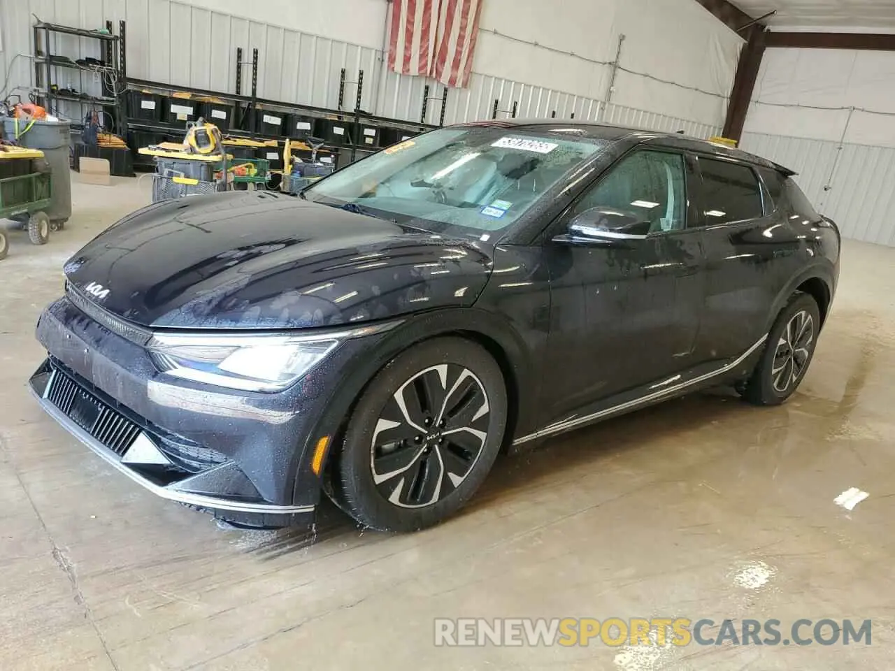 1 Photograph of a damaged car KNDC34LA0R5160766 KIA EV6 LIGHT 2024