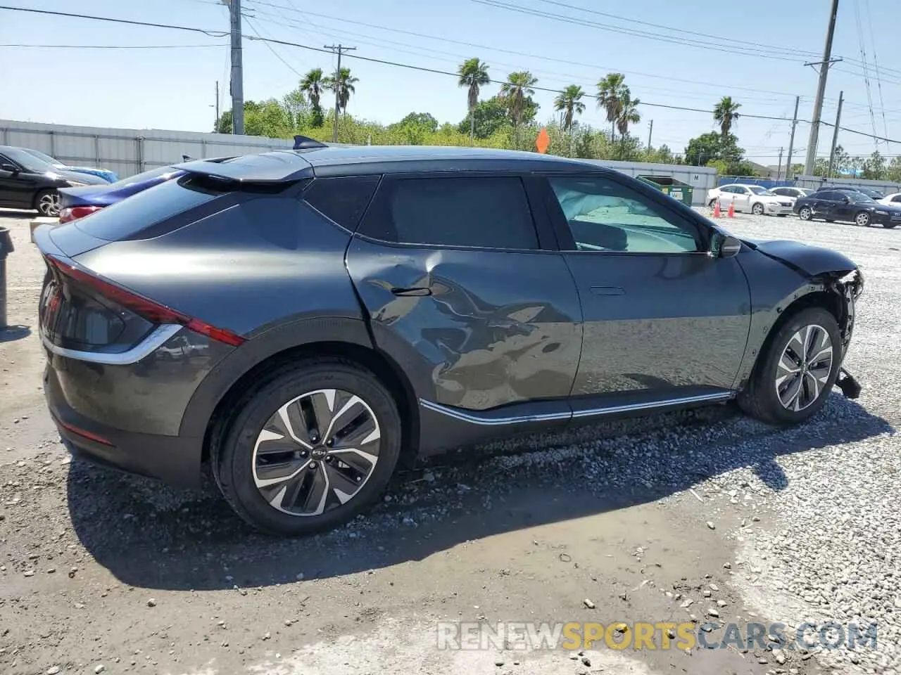 3 Photograph of a damaged car KNDC34LA8R5175242 KIA EV6 LIGHT 2024