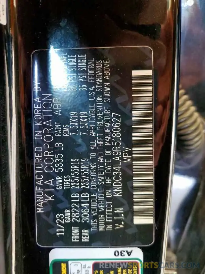 13 Photograph of a damaged car KNDC34LA9R5180627 KIA EV6 LIGHT 2024