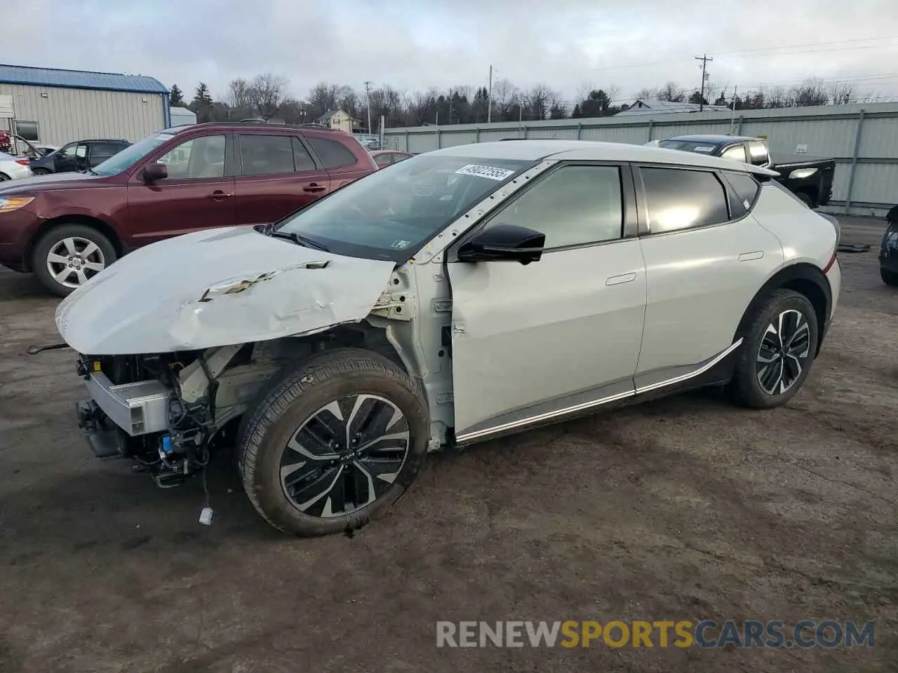 1 Photograph of a damaged car KNDC3DLC0R5180422 KIA EV6 LIGHT 2024