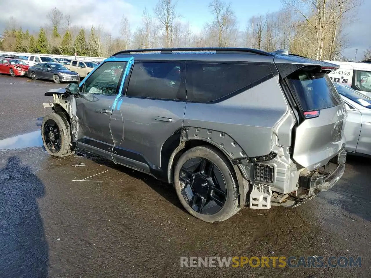 2 Фотография поврежденного автомобиля KNDAEFS54R6019212 KIA EV9 GT LIN 2024