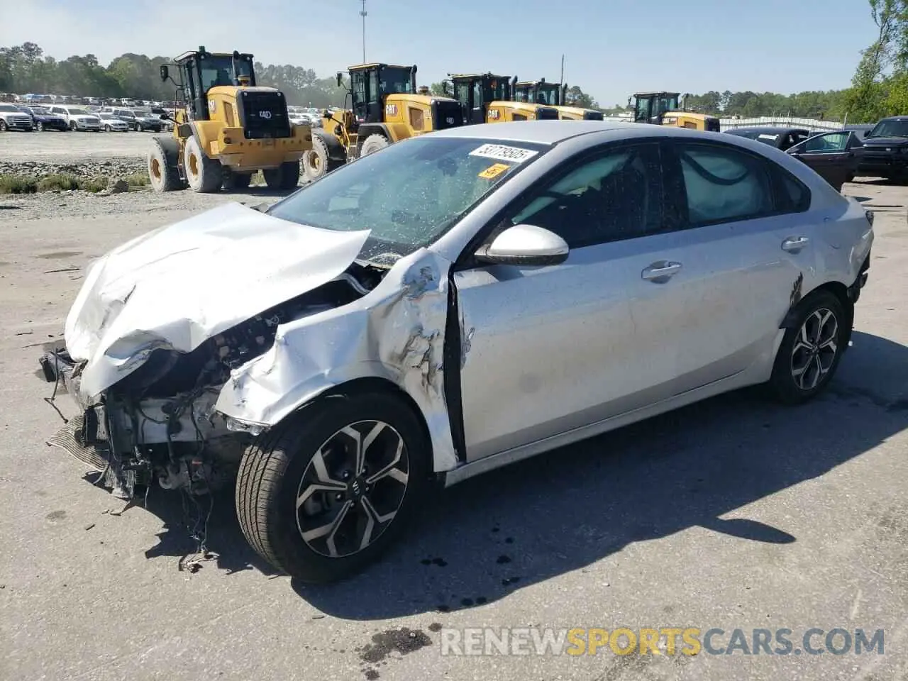 1 Photograph of a damaged car 3KPF24AD0KE067592 KIA FORTE 2019