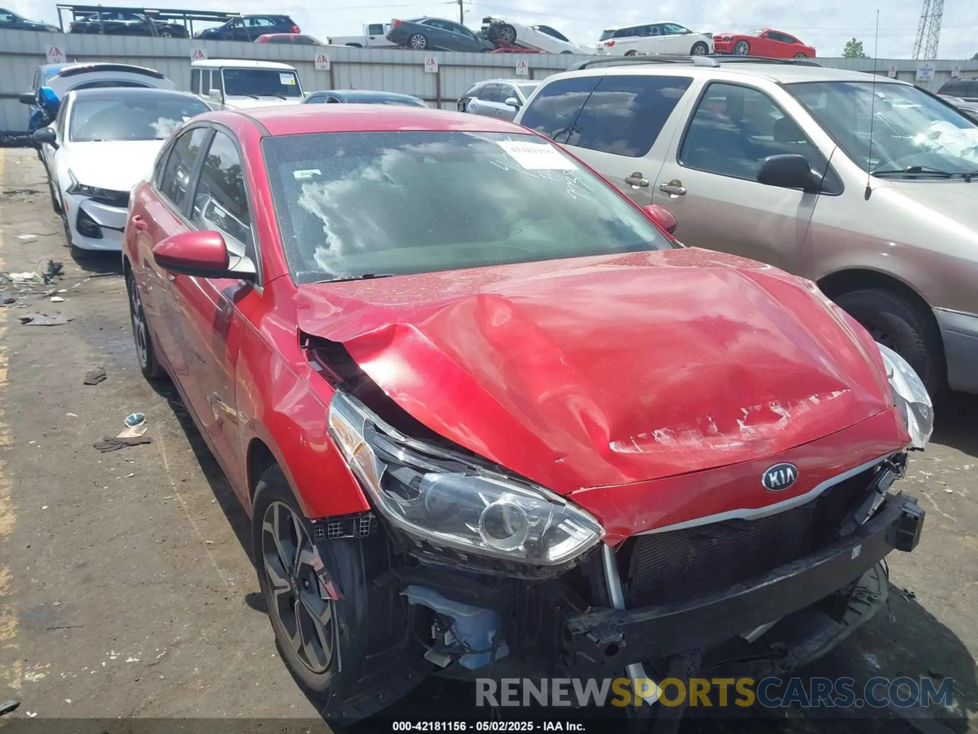 1 Photograph of a damaged car 3KPF24AD0KE096591 KIA FORTE 2019