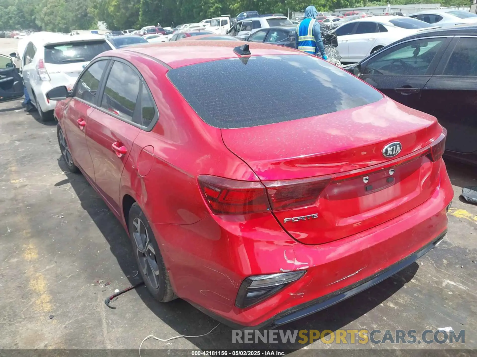 3 Photograph of a damaged car 3KPF24AD0KE096591 KIA FORTE 2019