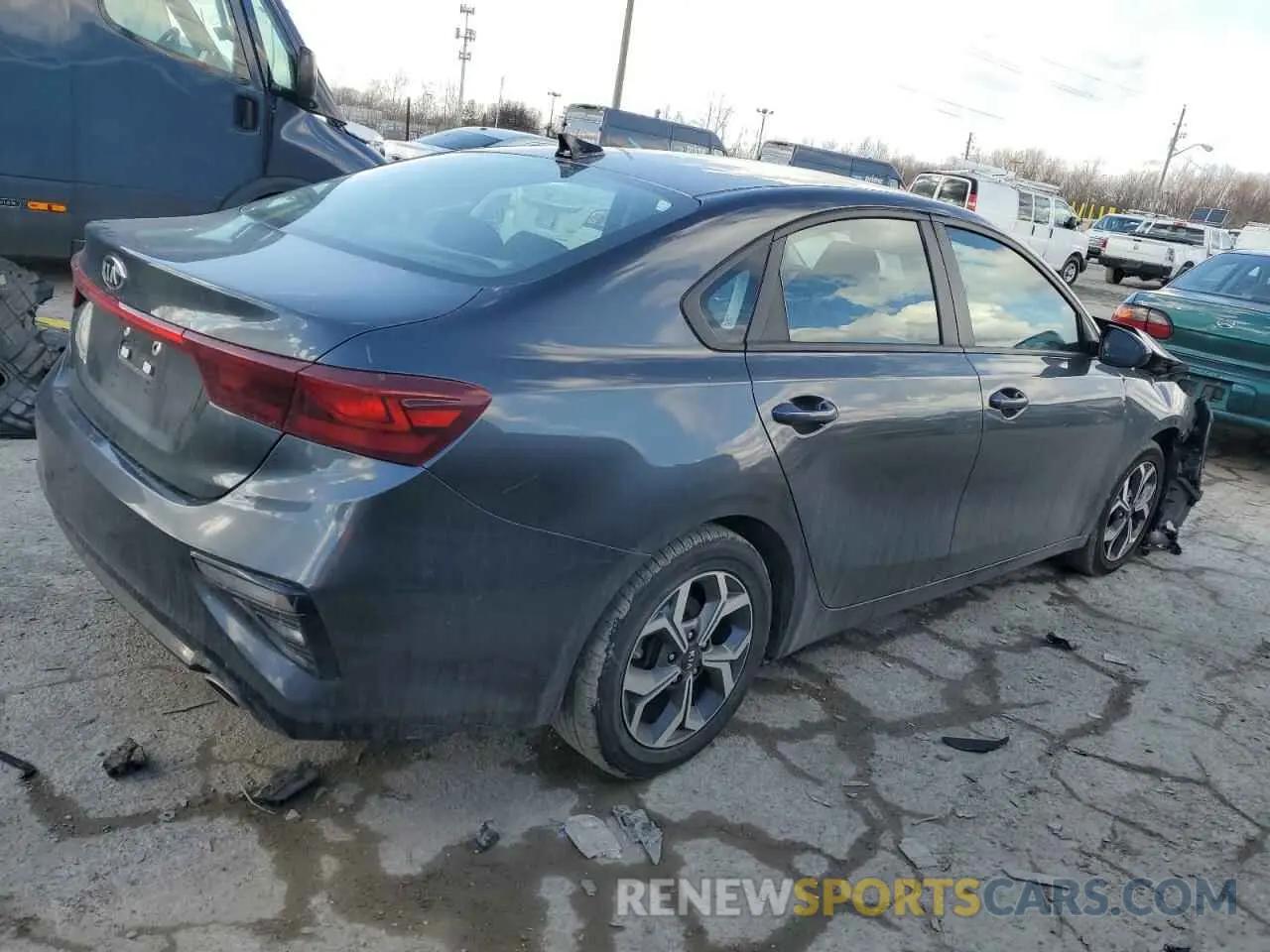 3 Photograph of a damaged car 3KPF24AD0KE113163 KIA FORTE 2019