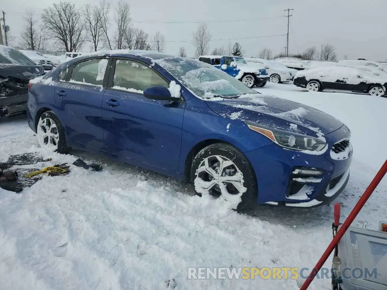 4 Photograph of a damaged car 3KPF24AD0KE132845 KIA FORTE 2019