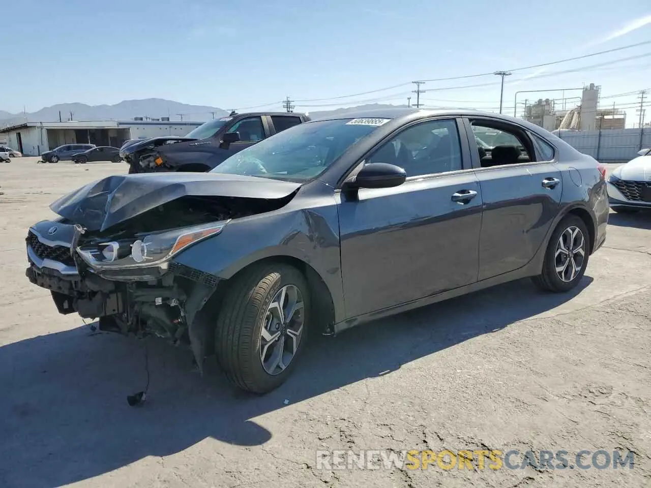 1 Photograph of a damaged car 3KPF24AD0KE137849 KIA FORTE 2019