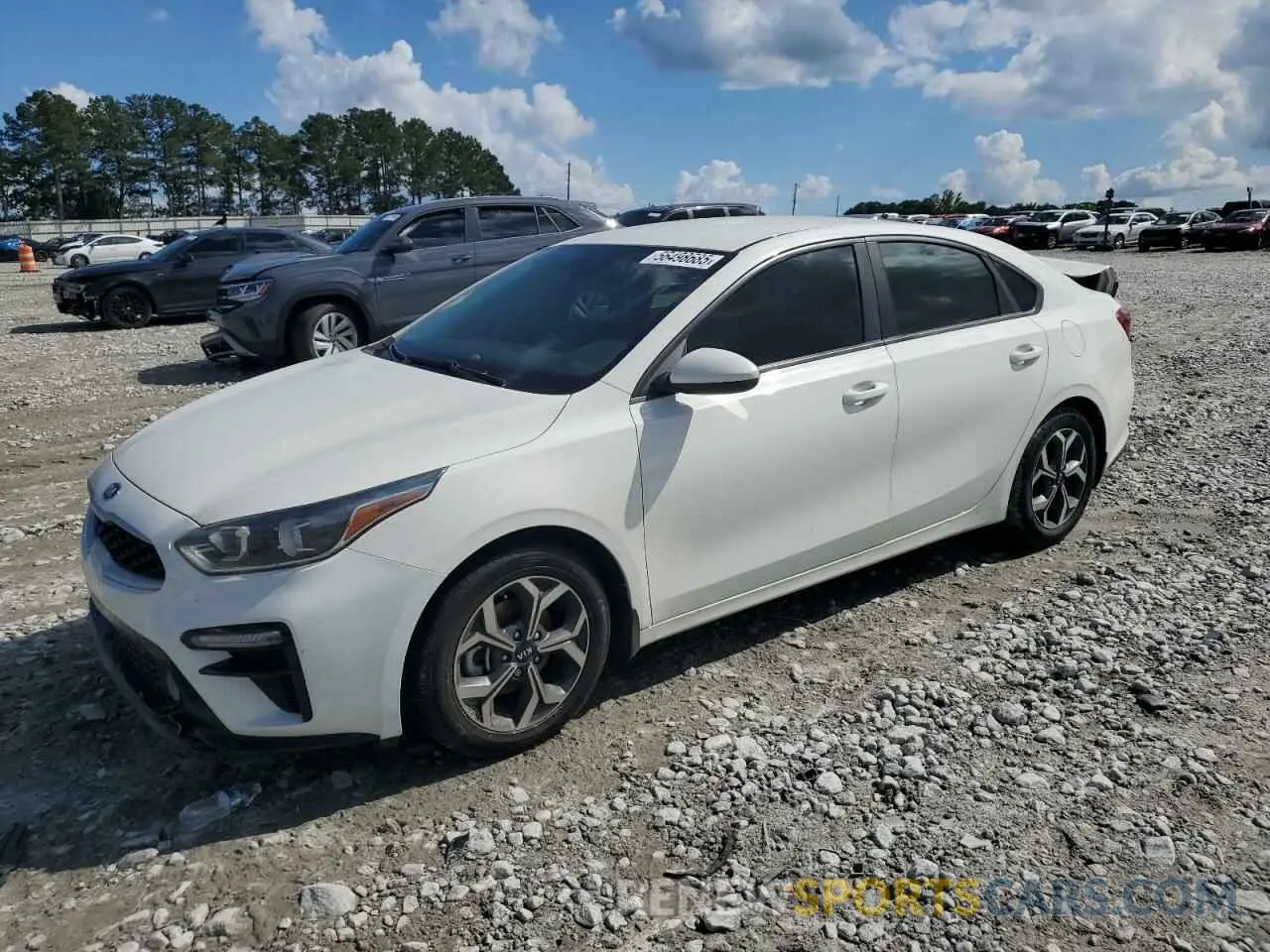 1 Photograph of a damaged car 3KPF24AD1KE026923 KIA FORTE 2019