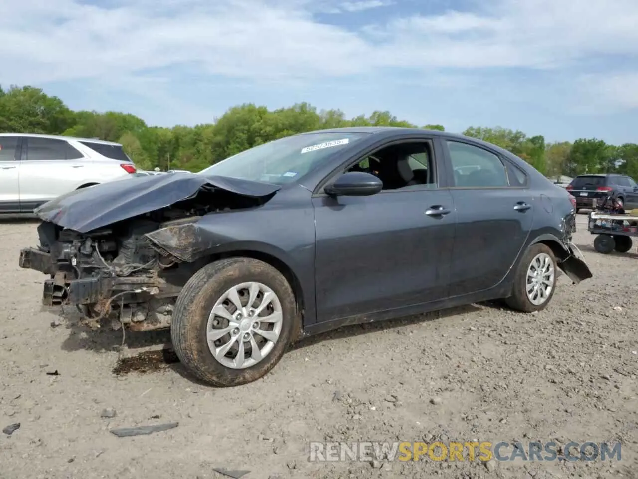 1 Photograph of a damaged car 3KPF24AD1KE096437 KIA FORTE 2019