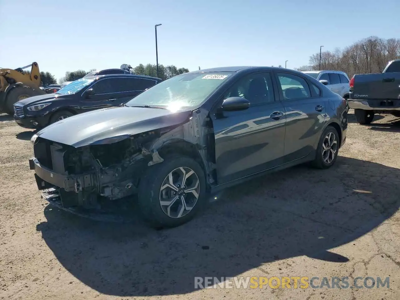 1 Photograph of a damaged car 3KPF24AD1KE117237 KIA FORTE 2019