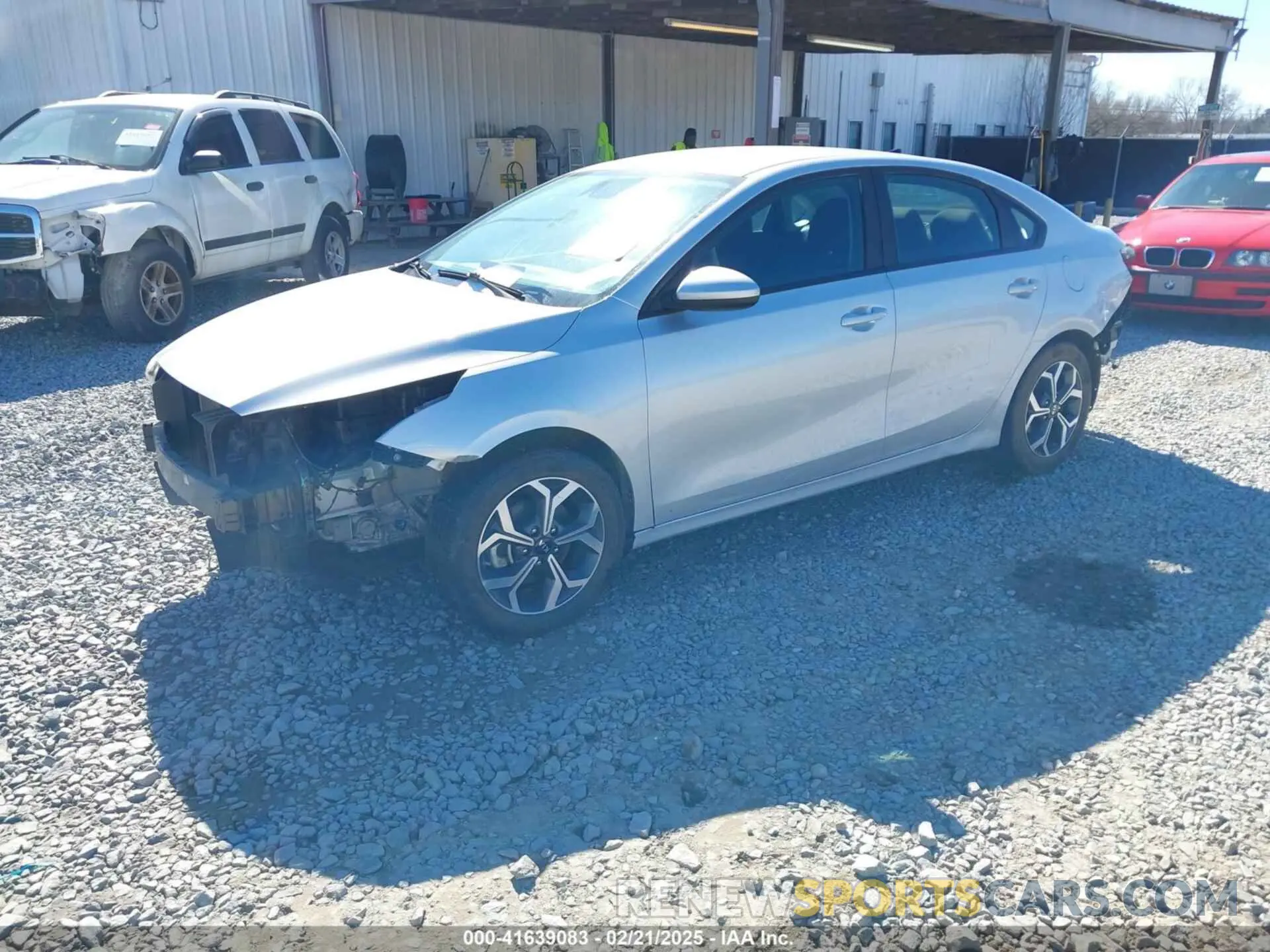 2 Photograph of a damaged car 3KPF24AD1KE117349 KIA FORTE 2019