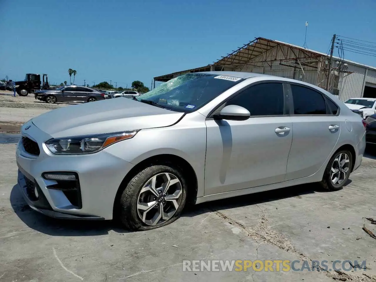 1 Photograph of a damaged car 3KPF24AD1KE118386 KIA FORTE 2019