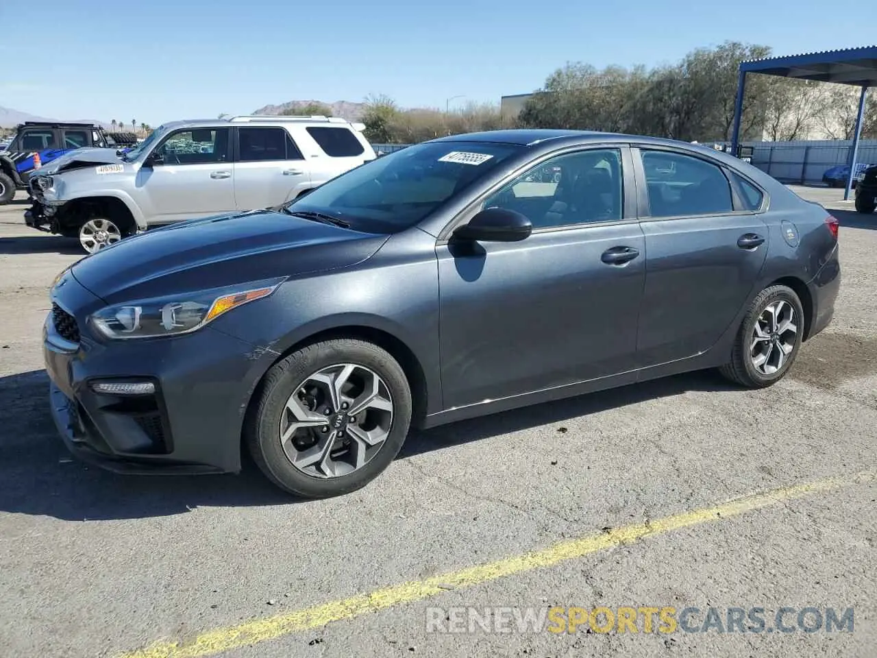 1 Photograph of a damaged car 3KPF24AD1KE136922 KIA FORTE 2019