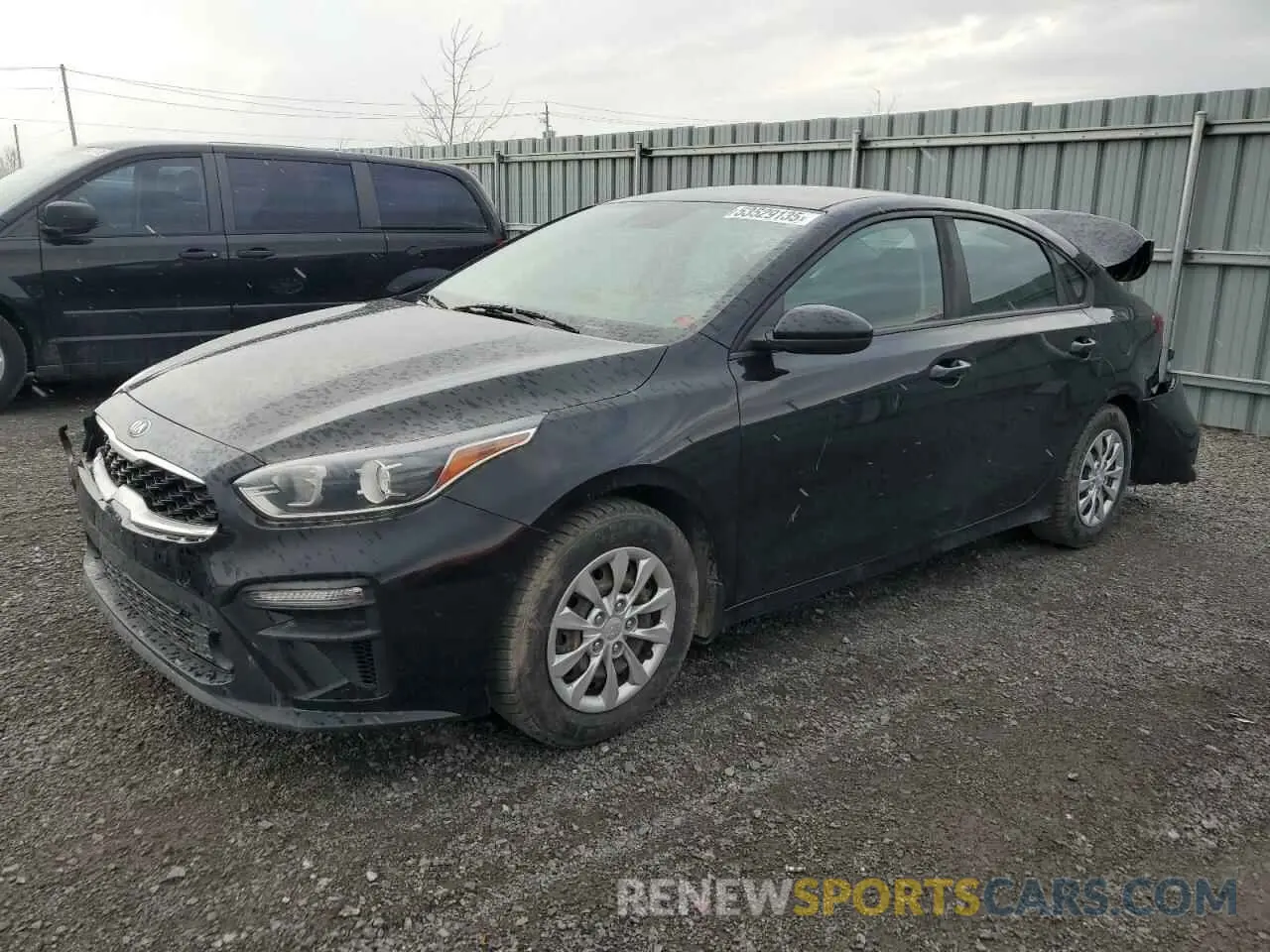 1 Photograph of a damaged car 3KPF24AD2KE134757 KIA FORTE 2019