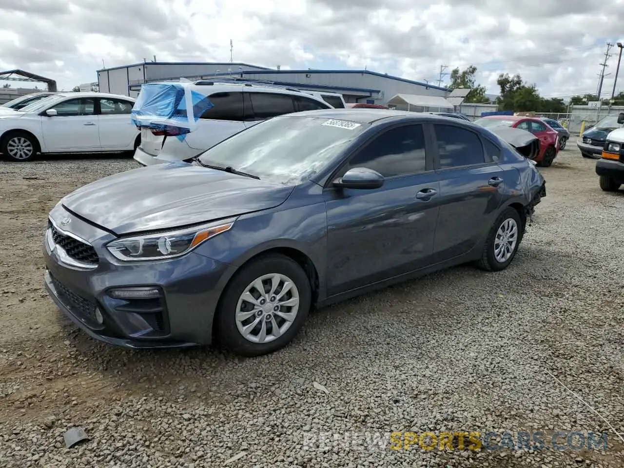 1 Photograph of a damaged car 3KPF24AD3KE027510 KIA FORTE 2019