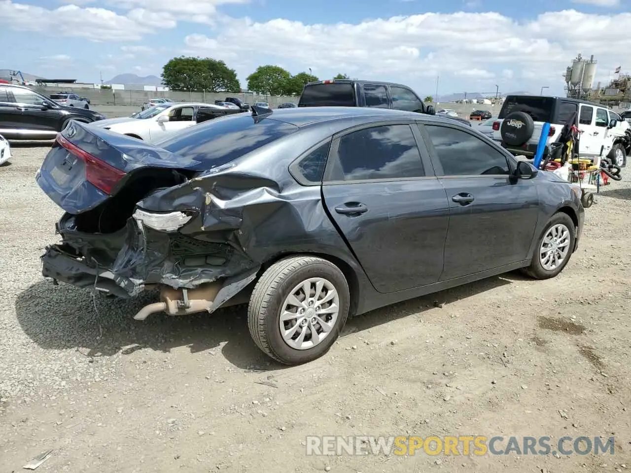 3 Photograph of a damaged car 3KPF24AD3KE027510 KIA FORTE 2019