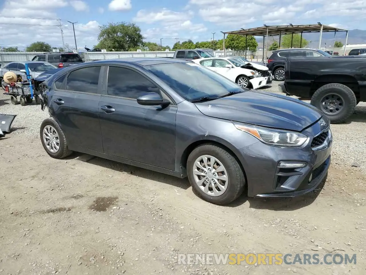 4 Photograph of a damaged car 3KPF24AD3KE027510 KIA FORTE 2019