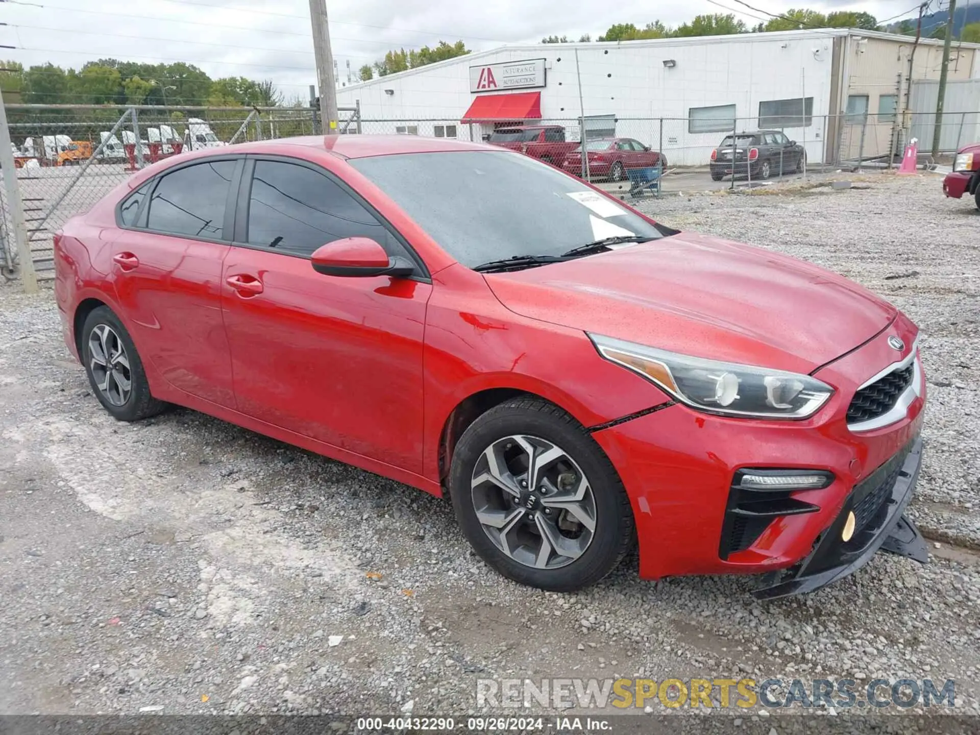 1 Photograph of a damaged car 3KPF24AD3KE052150 KIA FORTE 2019