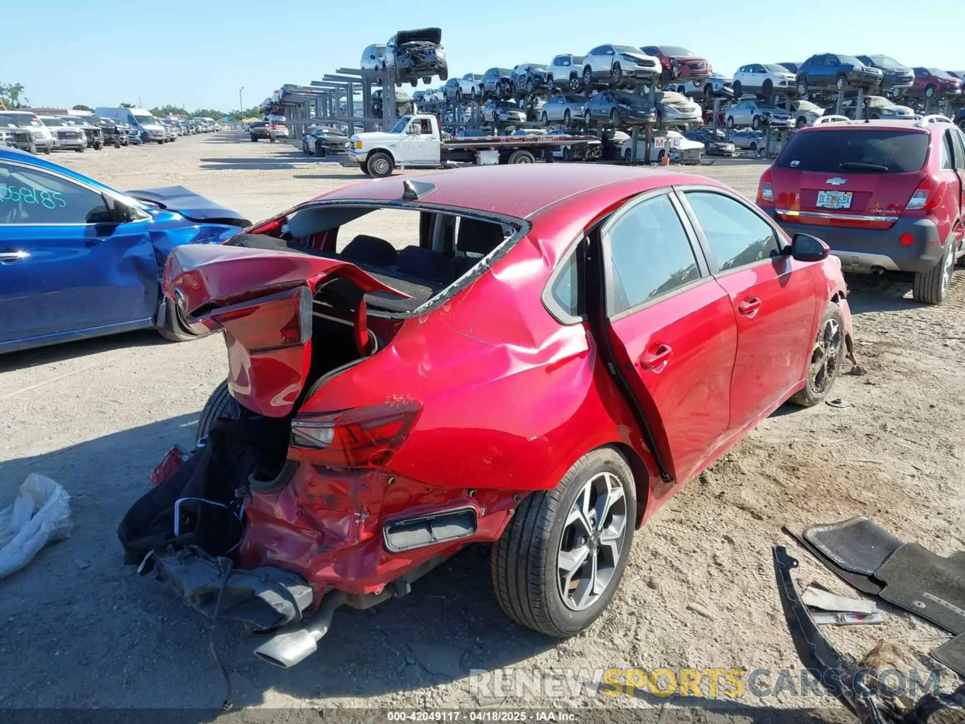 4 Photograph of a damaged car 3KPF24AD3KE053606 KIA FORTE 2019