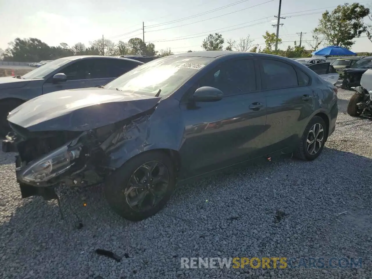 1 Photograph of a damaged car 3KPF24AD3KE111990 KIA FORTE 2019