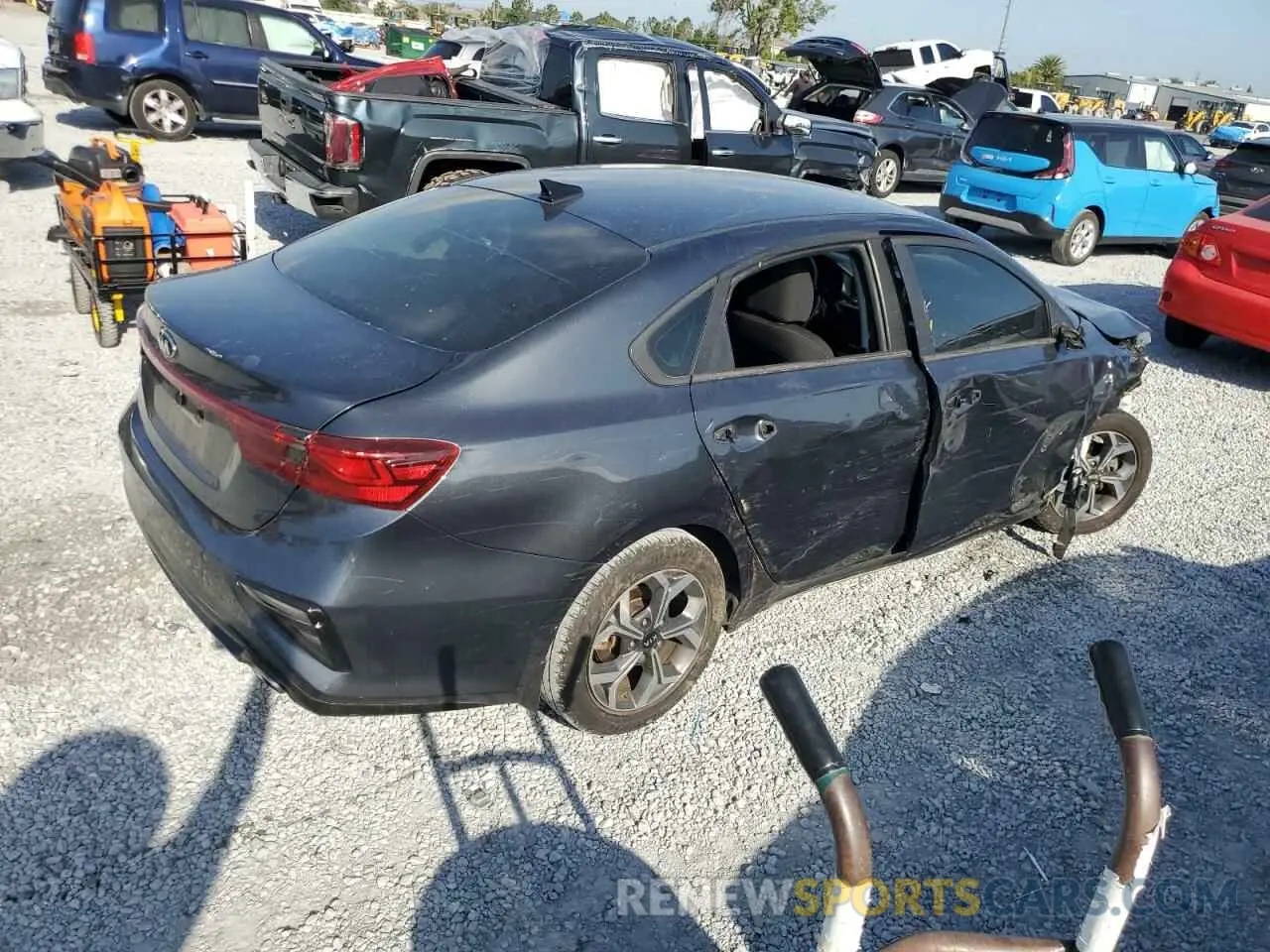 3 Photograph of a damaged car 3KPF24AD3KE111990 KIA FORTE 2019