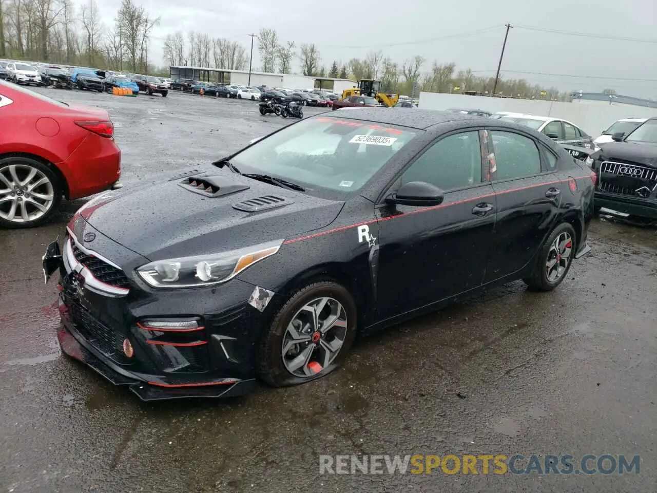 1 Photograph of a damaged car 3KPF24AD4KE041738 KIA FORTE 2019