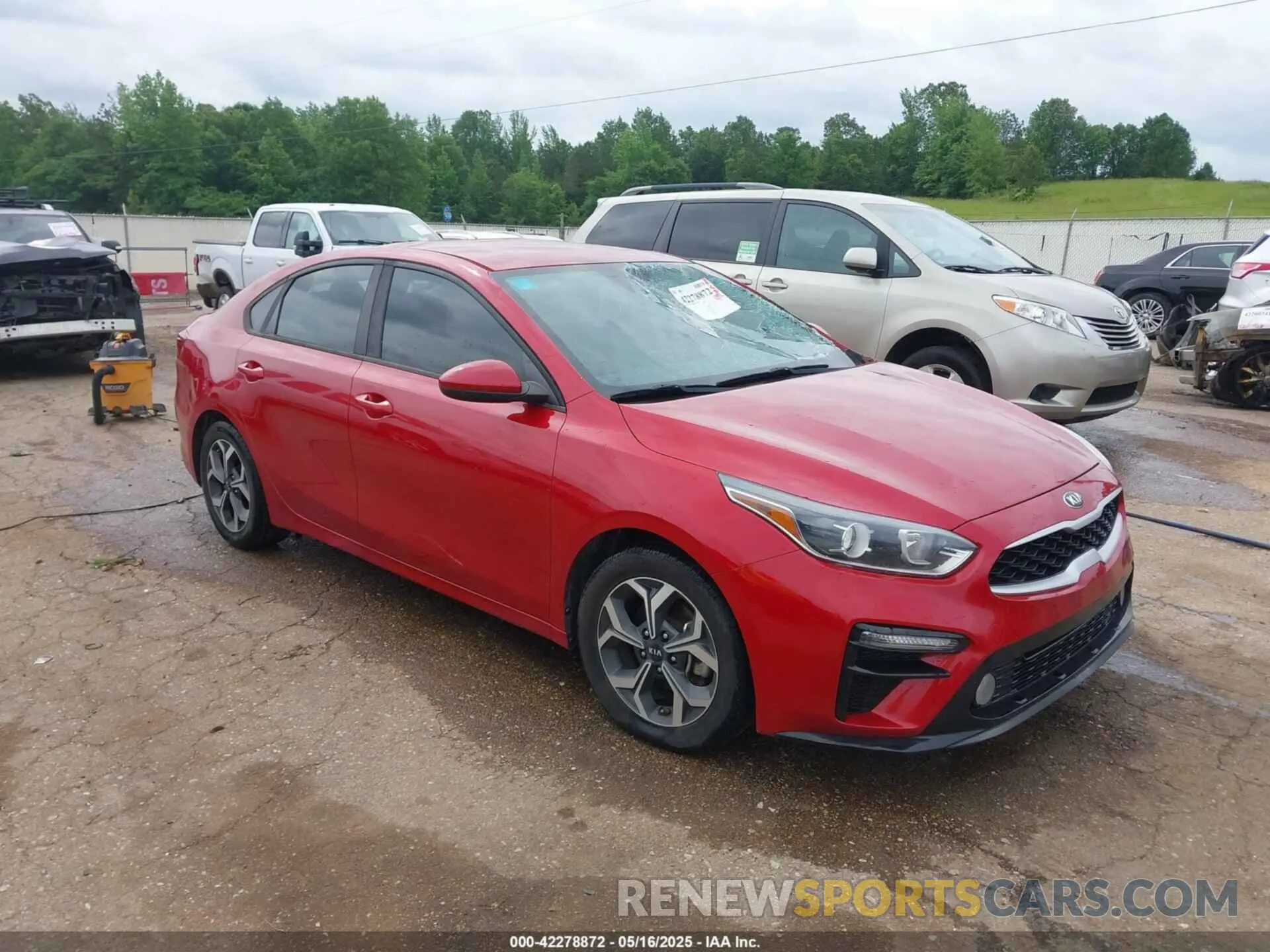 1 Photograph of a damaged car 3KPF24AD4KE063447 KIA FORTE 2019