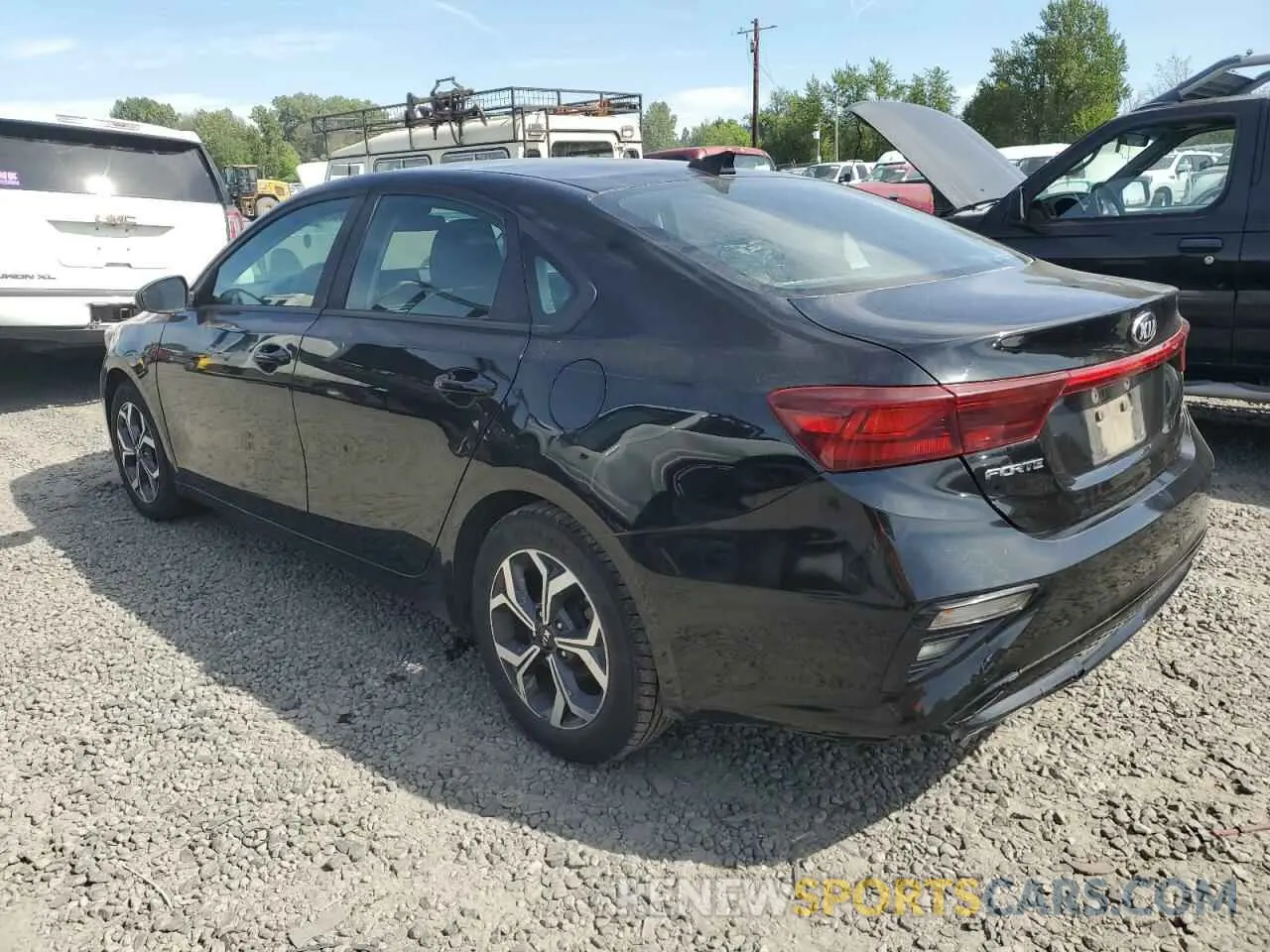 2 Photograph of a damaged car 3KPF24AD4KE108533 KIA FORTE 2019
